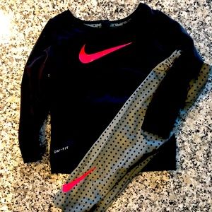 Adorable Nike dri fit outfit.